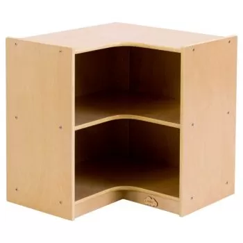 LittleLuxe Shelf Corner Cabinet