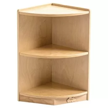 LittleLuxe Shelf Quarter-Circle Cabinet