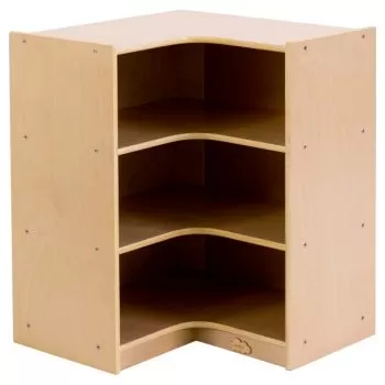 LittleLuxe Shelf High Corner Cabinet