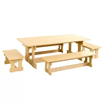 LittleLuxe Air Table & Bench Set