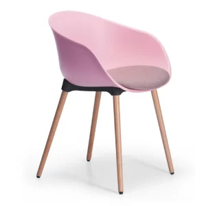 Ayla Chair with a Timber Base - Seat Pad