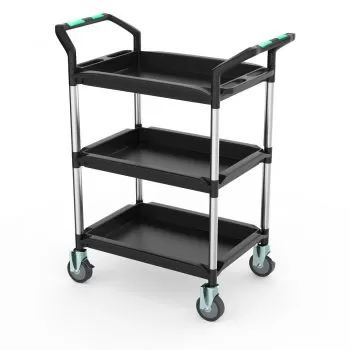 ISG High Lip Chemical Trolley Small 3 Shelf