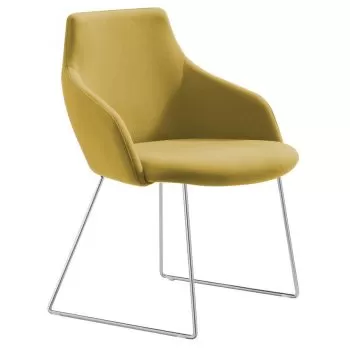 Gold Sled Chair