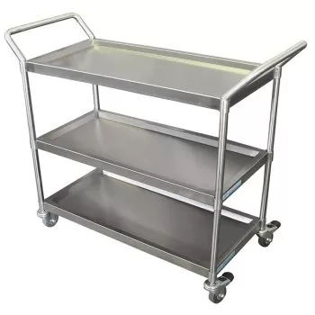 Heavy Duty 3 Tier Stainless Steel Trolley