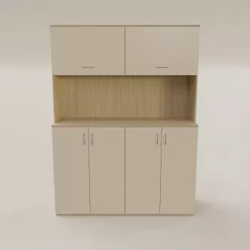 Hob Storage Cabinet With Hinged Doors