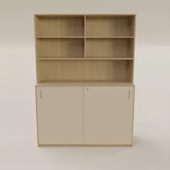 Hob Storage Cabinet With Sliding Doors