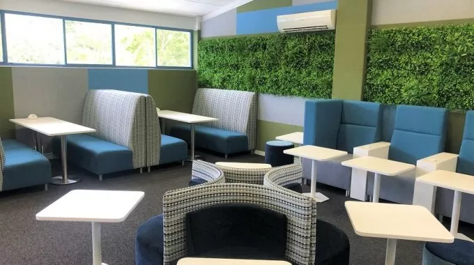 Bella High Back Lounges, Sky Modular Lounges In Senior Study