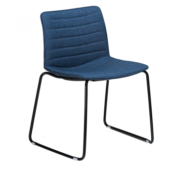 Kanvas Sled Base Chair – Fully Upholstered