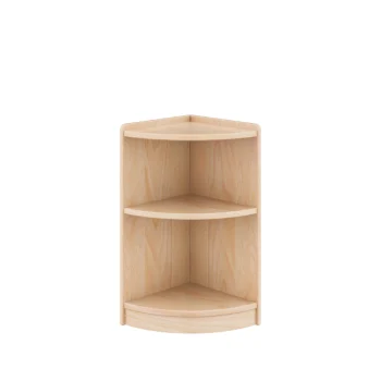 LittleLuxe Shelf Quarter-Circle Cabinet