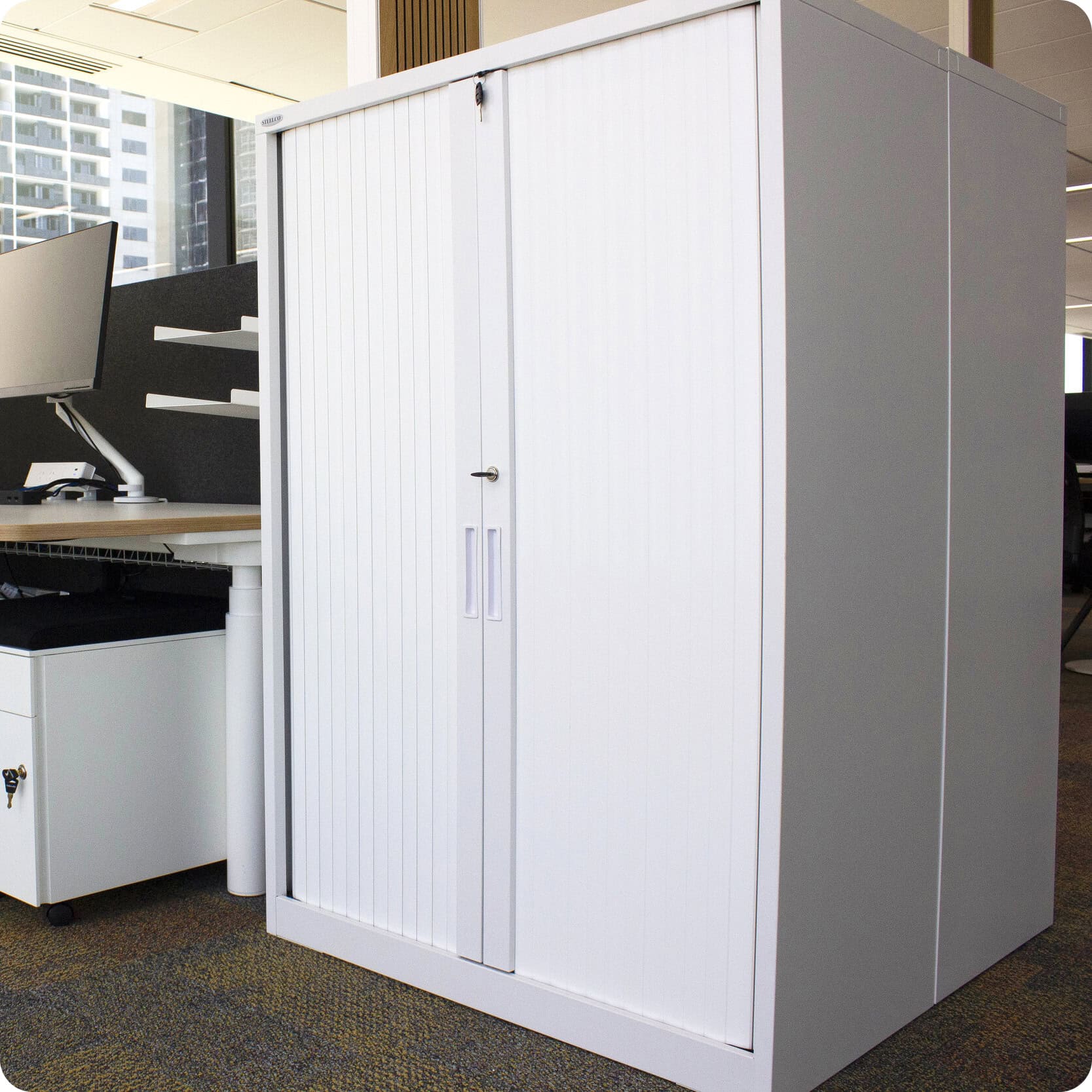 Tambour Door Cabinets