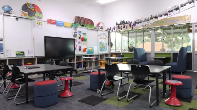 Classroom Furniture In A Sydney School