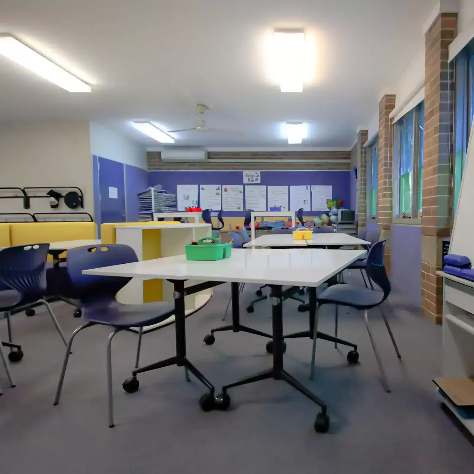 flip tables in classroom