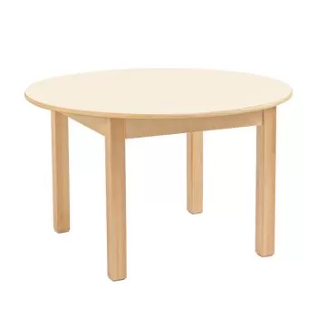 LittleLuxe Round Timber Table