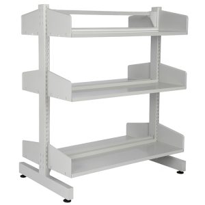 Kingfisher Double Sided Mobile Shelving Unit - 1200H