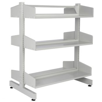 Kingfisher Double Sided Mobile Shelving Unit – 1200H