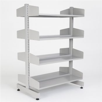 Kingfisher Double Sided Mobile Shelving Unit – 1600H
